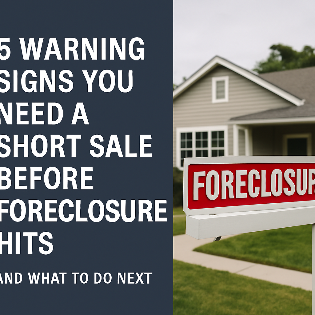 5 Warning Signs That Indicate a Short Sale May Be Necessary